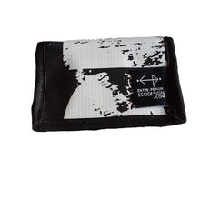 Charger l'image dans la galerie, Portefeuille unisexe avec poche de monnaie - écoresponsable - noir et blanc