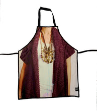 Charger l'image dans la galerie, Tablier drôle de cuisine ou travaux - pour adulte - écoresponsable - femme collier veste