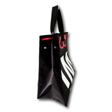 Charger l'image dans la galerie, Sac Fourre-tout ( PETIT ) - Sac écoresponsable - noir, blanc logo Montréal rouge