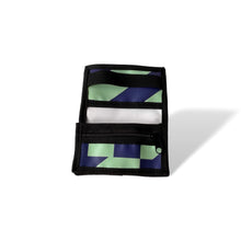Charger l'image dans la galerie, Portefeuille unisexe avec poche de monnaie - écoresponsable - bleu et vert