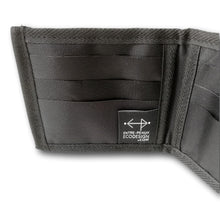Charger l'image dans la galerie, Portefeuille unisexe - écoresponsable - noir à motifs ton sur ton
