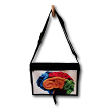 Charger l'image dans la galerie, Sac à bandoulière format moyen cerveau laine