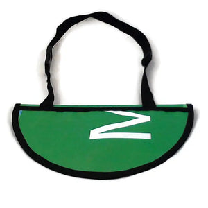 Sac à bandoulière demi rond vert et blanc-Montréal