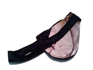 sac à dos format petit - noir et rose