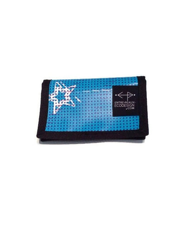 Porte-carte - écoresponsable - bleu, blanc
