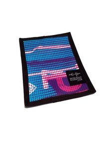 Porte-carte - écoresponsable - bleu, blanc, rose