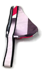 sac à dos format petit - rose , gris, blanc