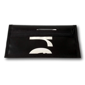 Portefeuille (GRAND) avec poche de monnaie - écoresponsable - noir blanc Montréal